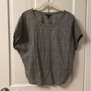 Eileen Fisher Top with Dots 100% Organic Cotton